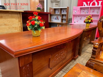 Bàn giám đốc gỗ tự nhiên cao cấp