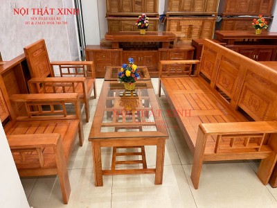 Bộ bàn ghế gỗ phòng khách