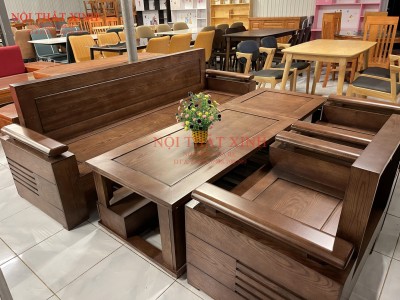 Bộ sofa gỗ cao cấp