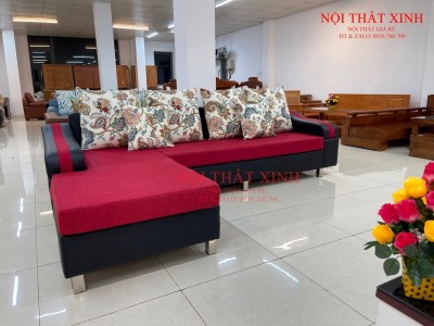 Bộ sofa vải góc chữ L